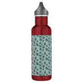 Meeresschildkrötenmannschaft Edelstahlflasche (Links)