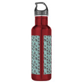 Meeresschildkrötenmannschaft Edelstahlflasche (Rückseite)