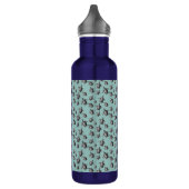 Meeresschildkrötenmannschaft Edelstahlflasche (Links)