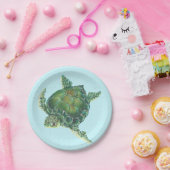 Meeresschildkrötenpapier-Teller Pappteller (Party)