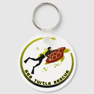 Meeresschildkrötenrettung Schlüsselanhänger