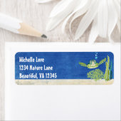 Meeresschildkrötenstrand unter der Meeresadresse (Insitu)