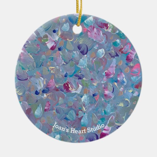 Meeresschmuck Keramik Ornament (Vorne)
