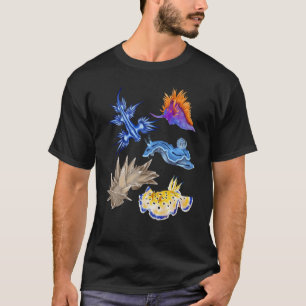 Meeresschnecken Nudibranch Meeresbiologe Aquar T-Shirt