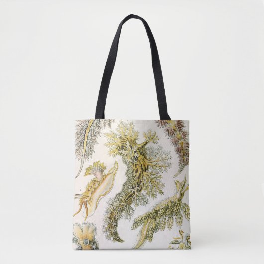 Meeresschnecken von Ernst Haeckel, Vintage Nudibra Tasche (Vorderseite)