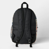 Meeresschutzmuster Bedruckter Rucksack (Rückseite)