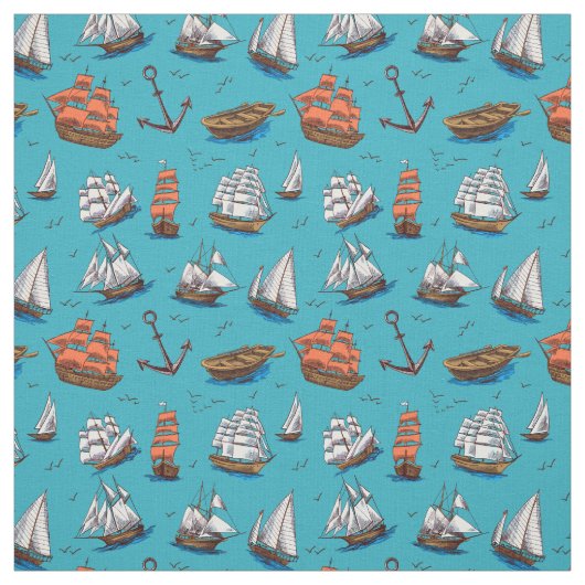 Meeresschutzmuster Stoff (Muster)