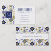 Meeresschutzmuster Visitenkarte (Vorne/Hinten)