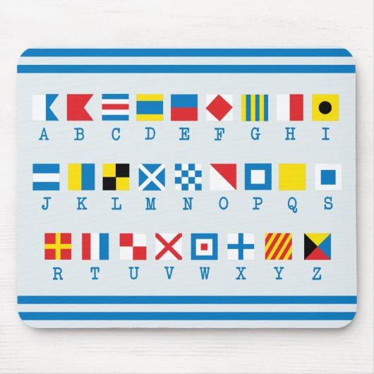 Meeressignale Mousepad (Vorne)