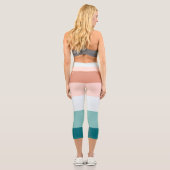 Meeresspiegel Capri Leggings (Rückseite)