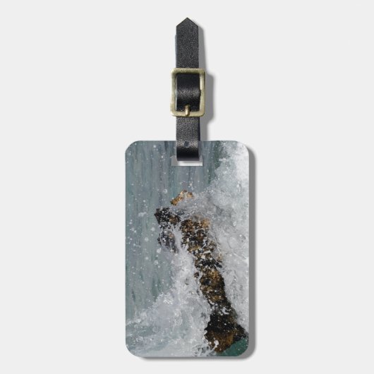 Meeresspray Gepäckanhänger (Vorderseite vertikal)