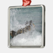 Meeresspray Ornament Aus Metall (Links)