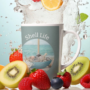 Meeresstille Muschel-Lebenssammlung Kaffeetasse