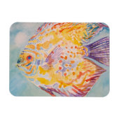 Meeresstrand Aquarell Magnet (Horizontal)