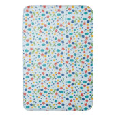 Meeresstrand mit Seestern, Muscheln und Kies Badematte (Vorderseite Vertikal)