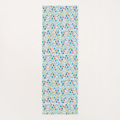 Meeresstrand mit Seestern, Muscheln und Kies Yogamatte (Rückseite)