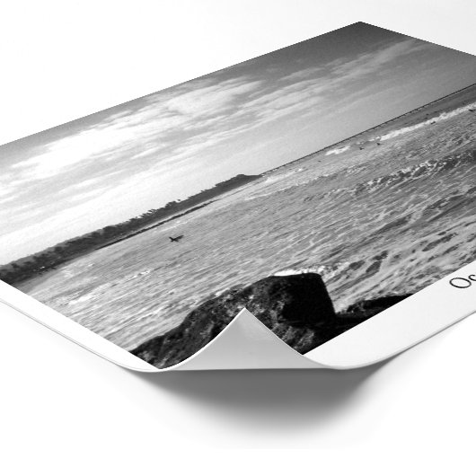 Meeresstrand Poster (Ecke)