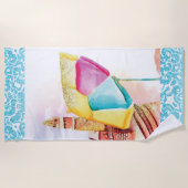 *~* Meeresstrand Umbrella Sandstrand Badetuch (Vorderseite)