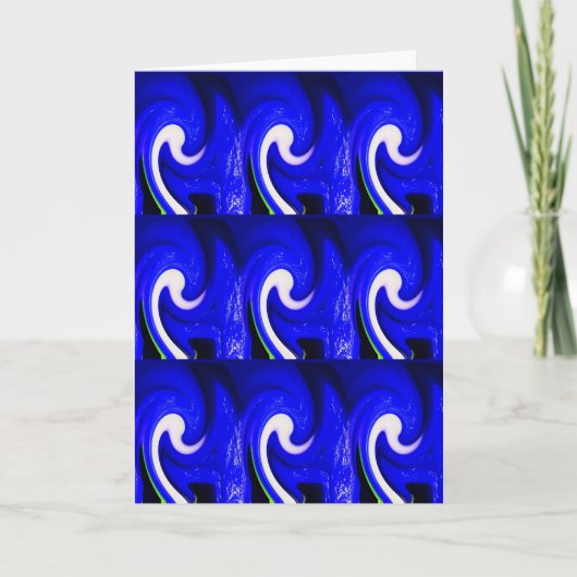 Meeresströmungen Feiertagskarte (Vorderseite)