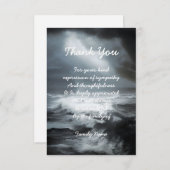 Meeressturm Dankeskarte (Vorne/Hinten)