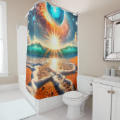 Meeresszene Duschvorhang (Beispiel)