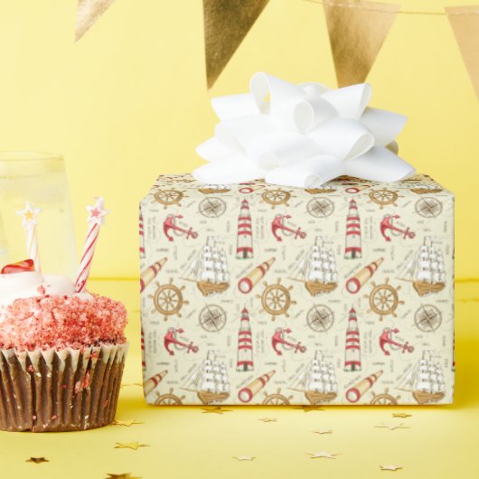 Meeresszene Geschenkpapier (Geburtstagsparty)