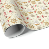 Meeresszene Geschenkpapier (Rolleneckpunkt)