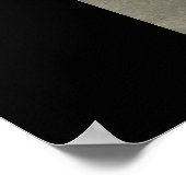 Meeresteiler am Strand Sand personalisieren Poster (Ecke)