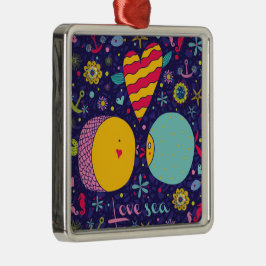 Meeresthema Anchor Fisch Starfish Seepferd Ornament Aus Metall