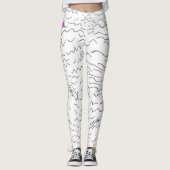 Meeresthema Leggings (Vorderseite)