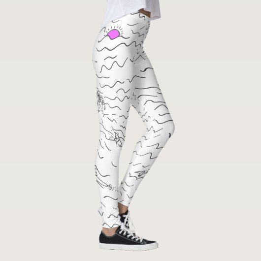 Meeresthema Leggings (Rechts)