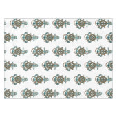 Meeresthema Nautic Green Anchor Boating Marine Tischdecke (Vorderseite (Horizontal))