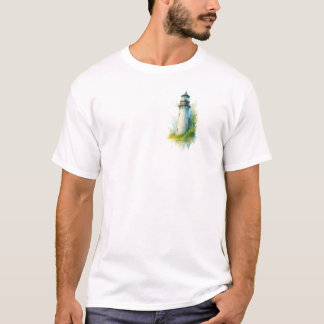 Meeresthemen T-Shirt - Leuchtturm