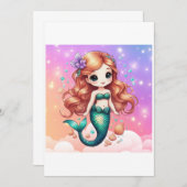 Meerestiefe Einladung (Vorne/Hinten)