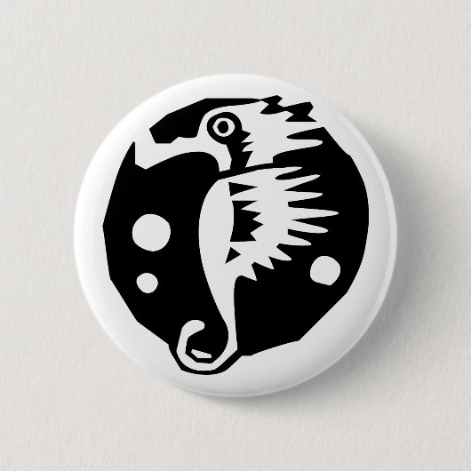 Meerestier Button (Vorderseite)