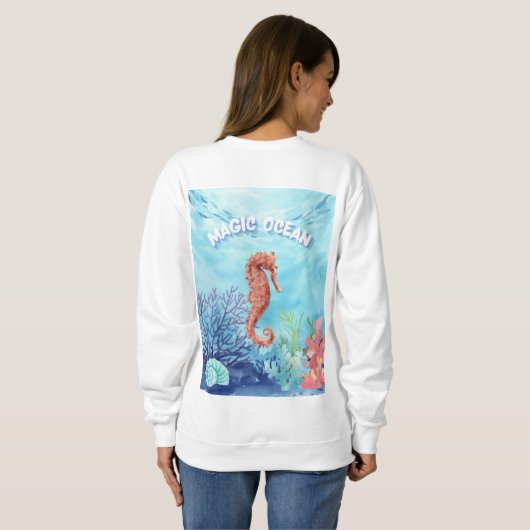 Meerestier Sweatshirt (Schwarz voll)