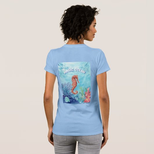 Meerestier T-Shirt (Schwarz voll)