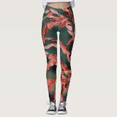 Meerestiere Abstrakt Leggings (Vorderseite)