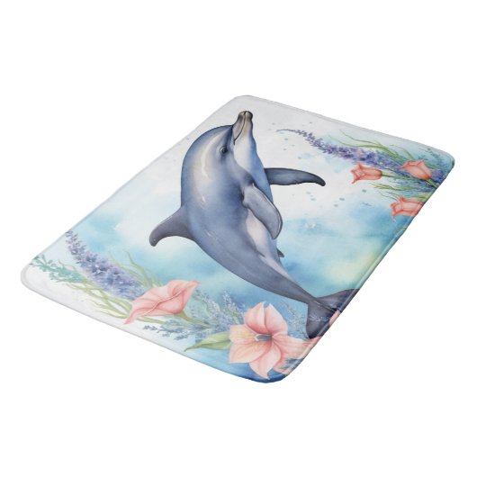 Meerestiere Badematte (Schrägansicht)