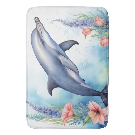 Meerestiere Badematte (Vorderseite Vertikal)