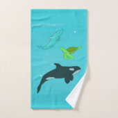 Meerestiere Badhandtuch Set (Handtuch)