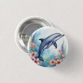 Meerestiere Button (Vorne & Hinten)