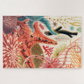 Meerestiere des Great Barrier Reef Echinoderme Puzzle (Horizontal)