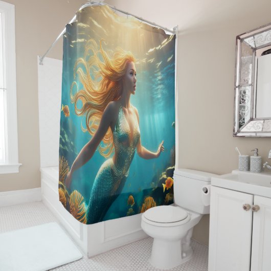 Meerestiere Duschvorhang (Beispiel)