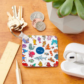 Meerestiere farbenfrohe Meerescharaktere Schlüsselanhänger