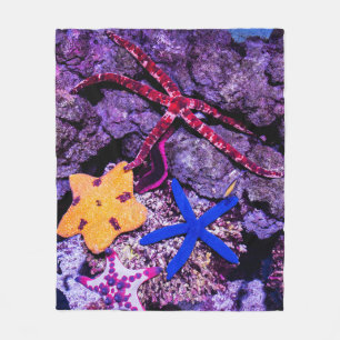 Meerestiere Fleecedecke