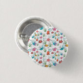 Meerestiere-Geschenk, Meerestier Button (Vorne & Hinten)