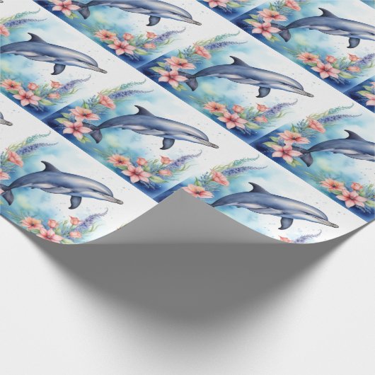 Meerestiere Geschenkpapier (Ecke)