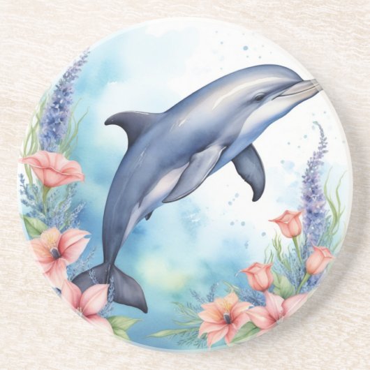 Meerestiere Getränkeuntersetzer (Vorne)