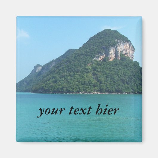 Meerestiere in Thailand Insel Magnet (Vorne)